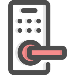 Digital Door Handle  Icon