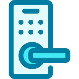 Digital Door Handle  Icon