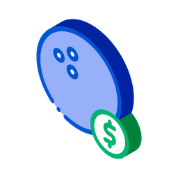 Bowling Coin  Icon