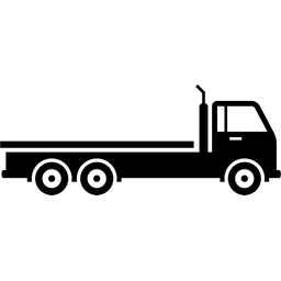 Flachbett-LKW  Symbol