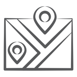 Mapa de endereço  Ícone
