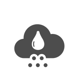 Wolke regen  Symbol