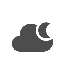 Cloud Moon  Icon