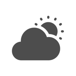 Cloud Sun  Icon