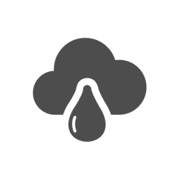 Cloud Water Drop  Icon