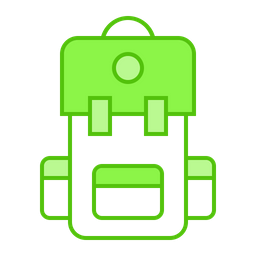 Camping Bag  Icon