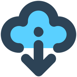 Cloud Download  Icon