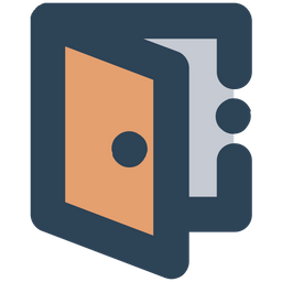 Door Out  Icon