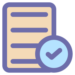 Approve Document  Icon