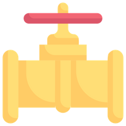 Gate valve pipe  Icon