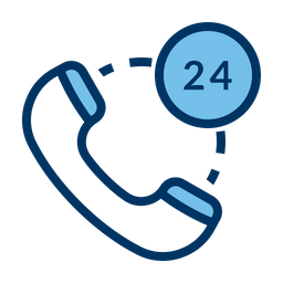 24 Stunden Support  Symbol