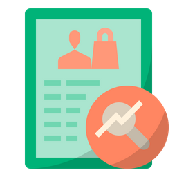 Customer Analytics  Icon