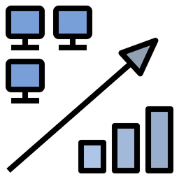 Gráfico analítico  Ícone