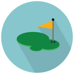 Golfplatz  Symbol