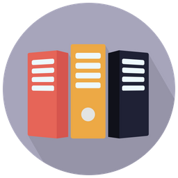 Three Servers Cpu Server Database Icon