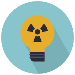 Nuclear Light Bulb Nuclear Radiation Icon