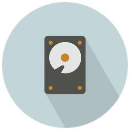 Hard Disk Drive Inside Icon