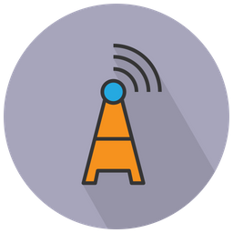 Broadcast Communication Tower Icon