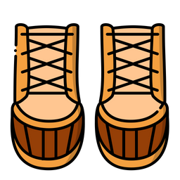 Botas de pato  Ícone