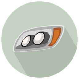 Car Headlights  Icon