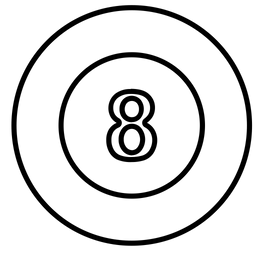 Billardkugel  Symbol