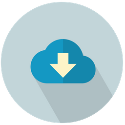 Download From Cloud  Icon