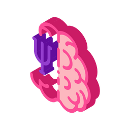 Psychologically Brain  Icon