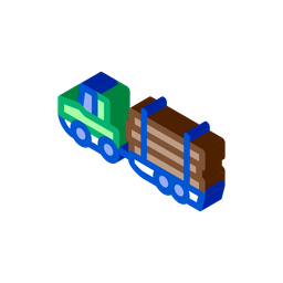 Holztransporter  Symbol