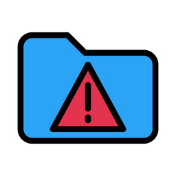 Folder Warning Error Icon