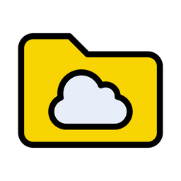 Cloud Folder  Icon