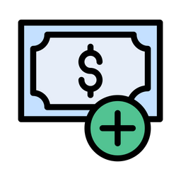 Add Money  Icon