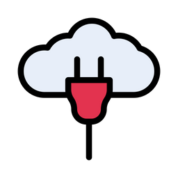 Cloud Plug  Icon