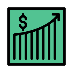 Growth Graph  Icon