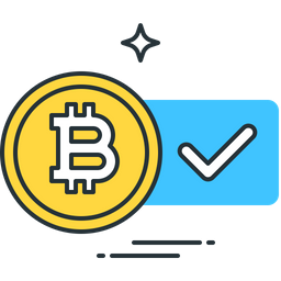 Bitcoin aceito  Ícone