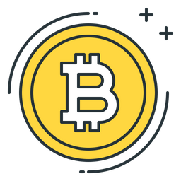 Bitcoin Blockchain Digital Icon