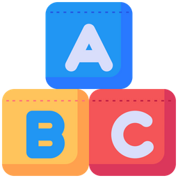 Bloco abc  Ícone