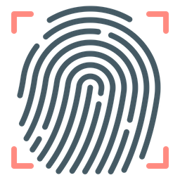 Fingerprint Identification  Icon