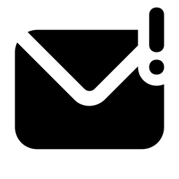 Warnmail  Symbol