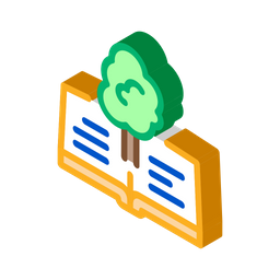 Red Book Tree  Icon