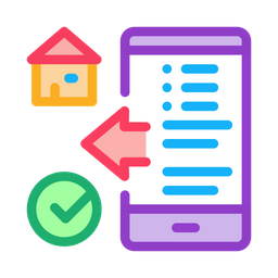 Online Home Check  Icon