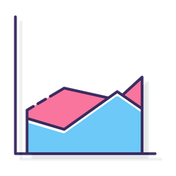 Area Chart  Icon