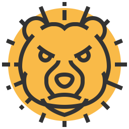 Bear Head Logo Icon