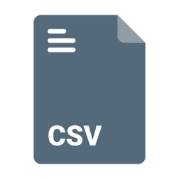 Csv File  Icon