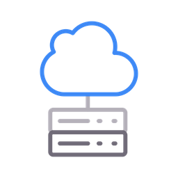 Cloud Server  Icon