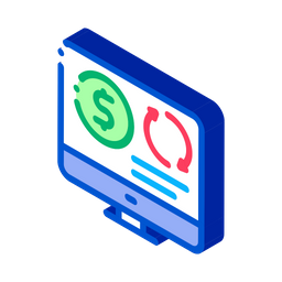 Online Refinance  Icon