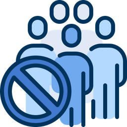 Avoid Crowd  Icon