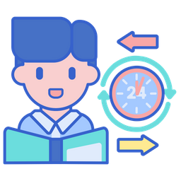 Asynchronous Learning  Icon