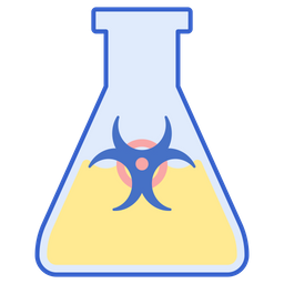 Biogefährdungsflasche  Symbol