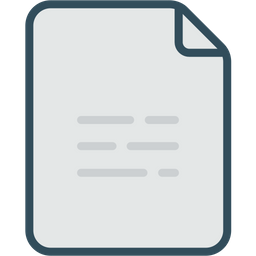 Blank Page  Icon