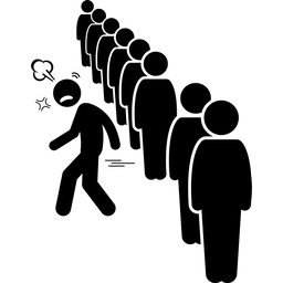 Warteschlange  Symbol